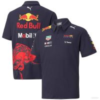 Top-quality Plus F1 Red Bull Racing 2022 Team Polo TShirt Tops Casual Sport Tee Short Sleeve Plus Size Unisex