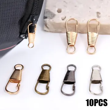 10pcs Zipper Pull Replacement Zipper Repair Kit Zipper Slider Pull Tab  Universal
