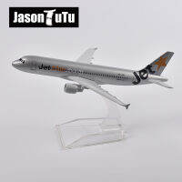 JASON TUTU 16ซม. Jetstar Airways Airbus A320เครื่องบินรุ่นเครื่องบิน Diecast โลหะ1400 Scale เครื่องบินรุ่นของขวัญคอลเลกชัน