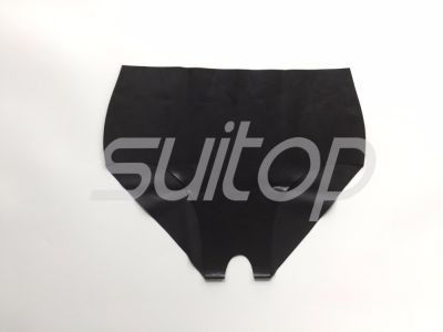 Suitop Super sale latex briefs with crotch hole for women size M EUR (size -10-12) &amp; Black only latex shorts