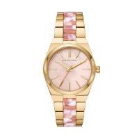 นาฬิกาข้อมือผู้หญิง MICHAEL KORS Channing Pink Mother of Peral Dial Ladies Watch MK6650