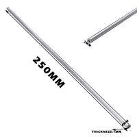 1ชิ้นสแตนเลสไร้รอยต่อท่อเหล็กเงิน Caary กลม4Mm X 2Mm X 250Mm Mayitr