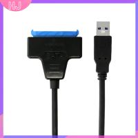 【HJ】 USB 3.0 SATA CABLE SATA ไปยัง USB 3.0 ADAPTER 2.5นิ้ว Hard Drive 22 PIN CABLE