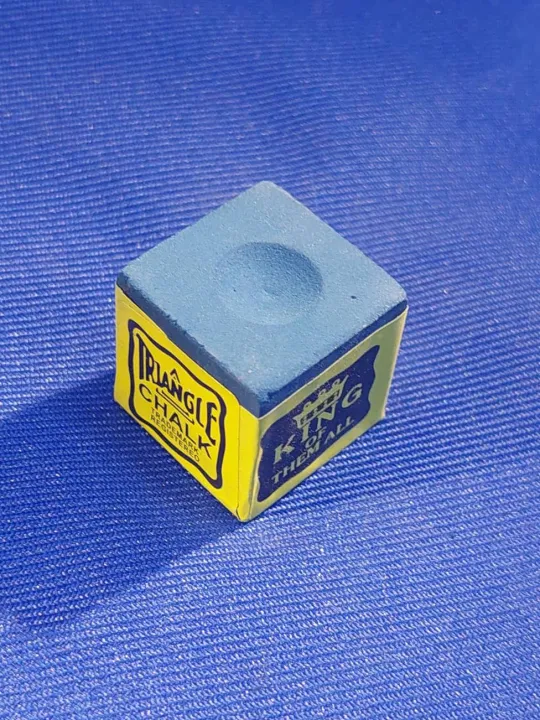 1PC TRIANGLE L.BLUE / TISA / Billiard Chalk/ GAMIT SA BILYAR/ BILLIARD