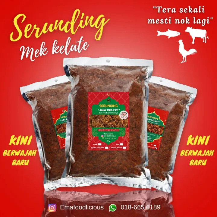 Serunding Mek Kelate Asli Kg Laut Kelantan Lazada