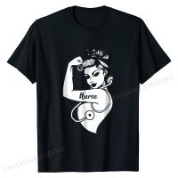 Rosie The Riveter - Woman Nurse T-shirt T-Shirt T-Shirt Cotton Mens T Shirts Summer Tops T Shirt Plain Print