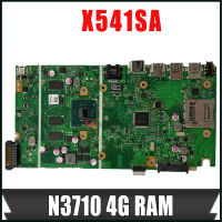 มาเธอร์บอร์ด X541SA สำหรับ X541SA ASUS X541S มาเธอร์บอร์ดแล็ปท็อป A541S F541S N3700 N3060/N3710เมนบอร์ดโน้ตบุ๊ค RAM 4G ผ่านการทดสอบ