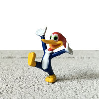 80s Cartoon Toy Birds Woody Woodpecker Gashapon Figure Capsule Toy Doll Table Ornaments Collection