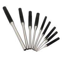 【CC】 9pcs 40CR Size Round Pins Punch Set Grip Roll Hollow End Starter Chisel