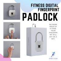 DOMYOS  แม่กุญแจ Fitness Digital Fingerprint Padlock - Silver ( แม่กุญแจระบบลายนิ้วมือ แบบดิจิตอล สำหรับฟิตเนส (สีเงิน) ) ฟิตเนส FITNESS CARDIO ฟิตเนสคาดิโอ คาดิโอ