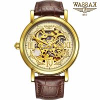 ---Fashion mens watch238814﹊ Quality goods automatic mechanical watch mens watch watch men double-sided hollow-out business mens wrist watch waterproof belt