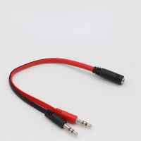 23CM Male to Female Mic Headphone Jack Audio Adapter Cable Headphone Splitter 3 for iPhone Samsung Laptop Microphone MP3 Player Headphones Accessories