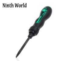 1 Pcs Ratchet Screwdriver Phillips Flat Double-end Screw Driver Magnetic Screwdriver Head Hand Tools Multitool Two Color