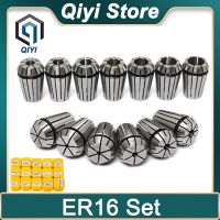 ER16 Collet Set10PCS Spindle Chuck Set 1-10mm ER16 Chuck 1 2 3 4 5 6 7 8 9 10mm 1/4 1/8 ศูนย์เครื่องจักรกลซีเอ็นซี ER11 ER16 ER20 ER25