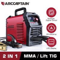 【hot】♀►  ARCCAPTAIN ARC Welding Machine Digital Contol  2 IN 1 MMA Lift TIG IGBT Inverter 160/200 Amp Household