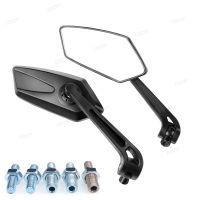 Universal Motorcycle Rearview Side Mirror Black ABS Plastic Motorbike Side Mirror With Mirror Extension Riser Mounting Bracket