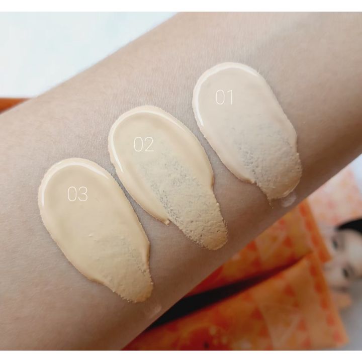 3cs-bb-cream-orange-bb-cream-เนื้อแมต-ช่วยปกปิดริ้วรอยแบบบางเบาขั้นสุด-ปกปิดดีสามารถกันเหงื่อได้-แพคเกจน่ารัก-ซื้อไปขายต่อก็ขายง่ายสุดๆ-มีเบอร์01-02-03