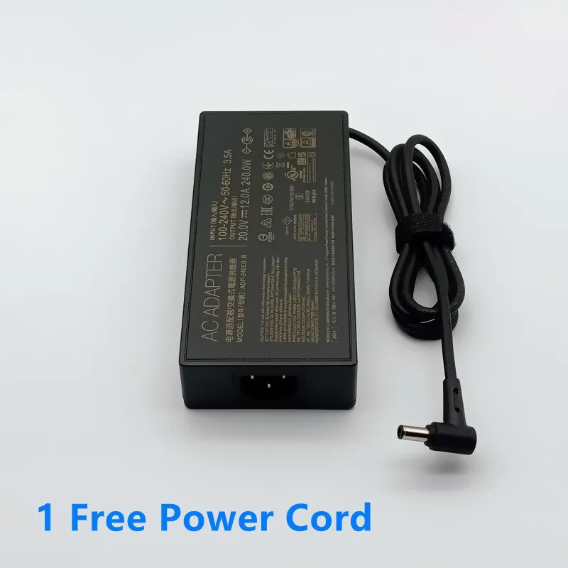 New Genuine 20V 12A 240W ADP-240EB B A20-240P1A Laptop Charger AC