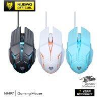 เมาส์เกมมิ่ง Nubwo NM97 6 ปุ่ม ปรับ DPI ได้ถึง 4 ระดับ สูงสุดถึง 3600 DPI มีไฟ LED