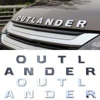 Car Sticker Front Grille Emblem for MITSUBISHI OUTLANDER hood logo modified sticker Engine hood alphabet decoration accessories