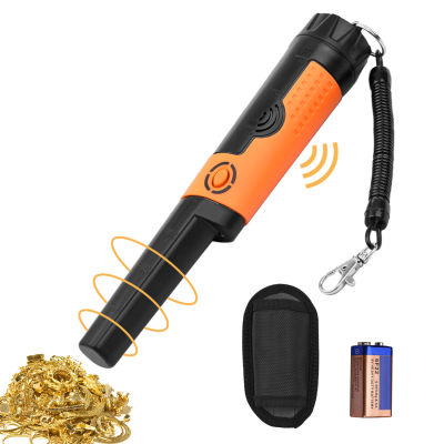 Yuclam Metal Detector Pinpointer IP68 Fully Waterproof Handheld Pin Pointer Wand Probe Treasure Detectors Hunting Finders with Switchable Buzzer Vibration Bonus B-attery Holster Lanyard