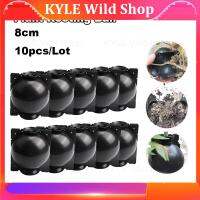 KYLE Wild Shop 8cm Plant Rooting Box High Pressure Propagation Ball Grafting Device Garden Grafting Plant Root Controller Black x 10pcs