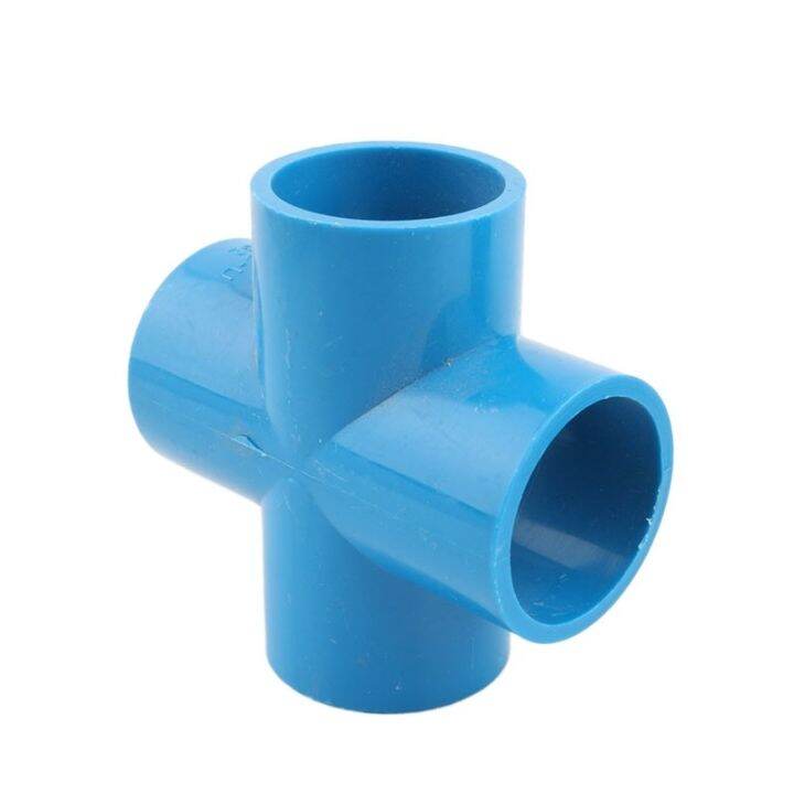 blue-20-25-32mm-pvc-pipe-adapter-straight-elbow-tee-cross-connector-water-pipe-fittings-3-4-5-6-ways-joints