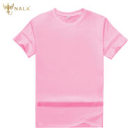 LA: NALA fashion  มี7สีให้เลือกSize(S-2XL) เสื้อยืดคอกลม เสื้อยืดสีพื้น เสื้อยืดตัวเปล่า ไม่ต้องรีด ผ้าคุณภาพเกินราคา Unisex ใส่ได้ทั้งหญิง-ชาย **ปลีก-