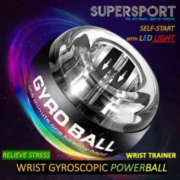 LED Automatic Light-emitting Gyro Wrist Force Handball Automatic Start  Vibrating balls Powerball Gyroscope Gyroball Ball Power