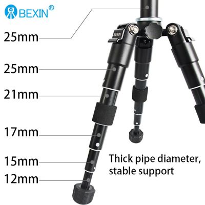 BEXIN หัวบอลขาตั้งกล้องสามขาเดสก์ท็อป DSLR กล้องถ่ายรูปขาตั้งเซลฟี่โทรศัพท์แบบพกพาขาตั้งกล้องเล็กๆมีเสถียรภาพมากขึ้น