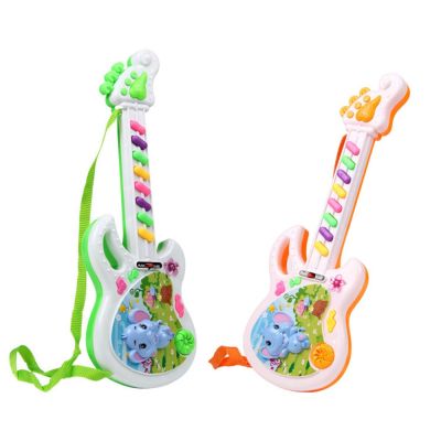 เครื่องดนตรียอดนิยมสำหรับเด็กทารกของเล่นทารกเด็กกีต้าร์เบสไวโอลินขนาดเล็กโมเดลแซ็กโซโฟนทางการศึกษา