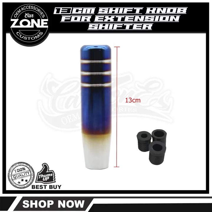 13cm Universal Shift Knob (Titanium) Lazada PH