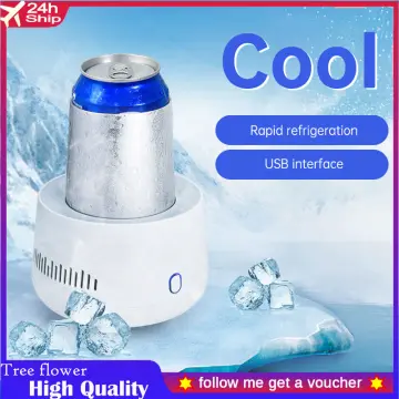 Quick Cooling Cup Portable Mini Electric Summer Drink Cooler Ice Quick Cooling  Cup for Home Office 