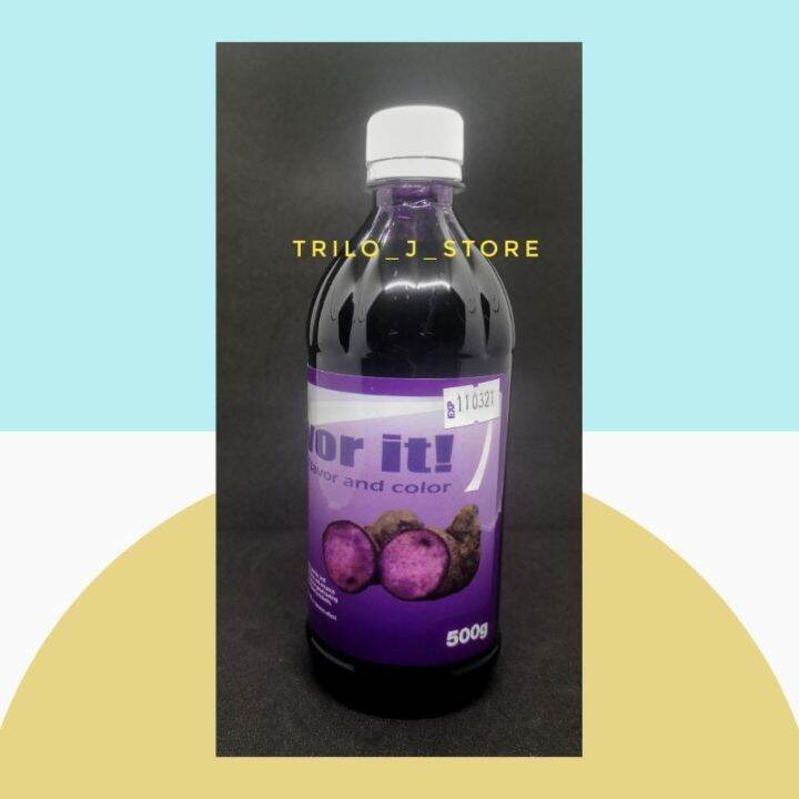 UBE Flavorit liquid food flavor and Coloring by 500g Lazada PH
