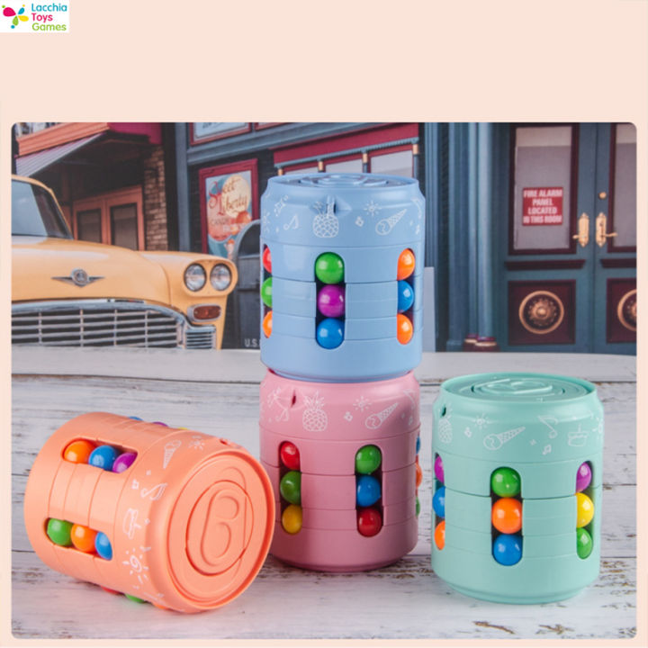 lt-ready-stock-magic-bean-easy-pull-cans-magic-cube-fingertips-gyro-finger-spinner-children-growing-toysของเล่นเด็กผญ1-cod