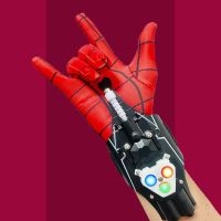 Spiderman Launcher Gloves Spinning Bracelet Genuine Spinning Suction Cup Black Technology Real Automatic Toys