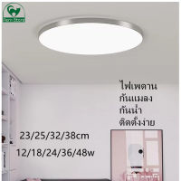 FS  โคมไฟเพดาน ไฟ led ฝ้าเพดาน 23/25/32/38cm 12/18/24/36/48w ไฟติดห้องนอน ไฟแต่งห้องนอน โคมไฟมินิมอล ไฟ led ห้อง ไฟติดห้อง