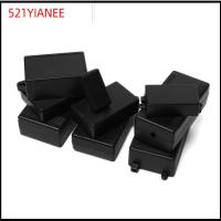 521YIANEE 1/2pcs ร้อน DIY สีดำ พลาสติก ABS กล่องใส่ของ กล่องโครงการอิเล็กทรอนิกส์ โครงการฝาครอบกันน้ำ กล่องใส่เครื่องมือ