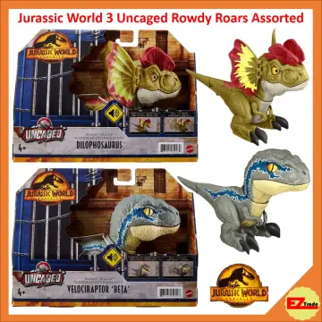 Jurassic World Dominion Uncaged Rowdy Roars Velociraptor Beta Motion Sound  