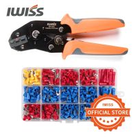 HOT TIQAIASGOP 105 IWISS SN-02C 280Pcs ชุด Pre-Insulated Terminal Crimping คีม U Type Y Connectors 0.25-2.5mm ² AWG24-14ลวด Crimper ชุดเครื่องมือ