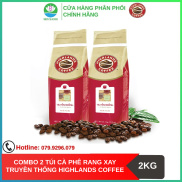 SenXanh CAFE Combo 2 gói Cà Phê Bột Truyền Thống Highlands Coffee 1kg