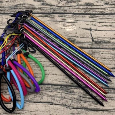 ☞☁◙ Scuba Colorful Diving Aluminium Alloy Lobster Stick Pointer Rod With Rubber Lanyard Strap Noise Maker Lanyard Rod Diving Stick