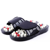 Acupoint Massage Slippers Men/Women Sandals Feet Chinese Acupressure Rotating Foot Massager Shoes