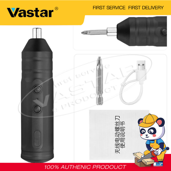 vastar-ไขควงไฟฟ้าขนาดเล็กชาร์จ-usb-ไขควงไร้สายดอกสว่านไขควงอัตโนมัติเครื่องมือไฟฟ้าแบบพกพา