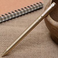 R ปากกาทองเหลืองเจลปากกาทองแดง Inkless ปากกาทองแดงทนทานของขวัญปากกา Handmade ปากกาของขวัญสะสม Fountain ปากกา