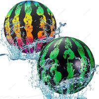 Watermelon Ball Underwater Balloon Water Inflation Summer Beach Ball 9 Inch Inflation Pool Ball Watermelon Pool Bathysphere Balloons