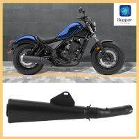 ระบบไอเสีย Slip‑On Muffler + Mid‑Pipe สำหรับ Honda Rebel 300 500 CMX300 CMX500 2017 ‑ 2021