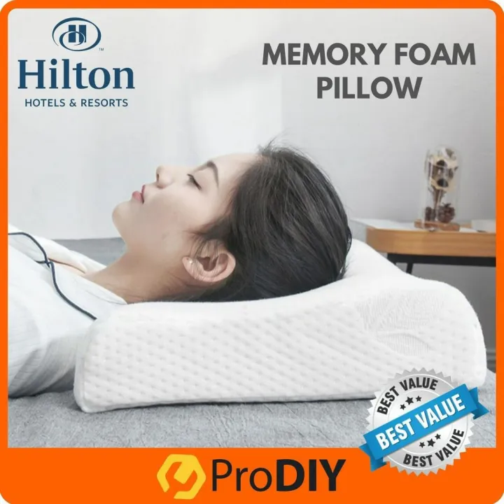HILTON Memory Foam Latex Pillow Slow Recovery Neck Orthopedic Neck Pain