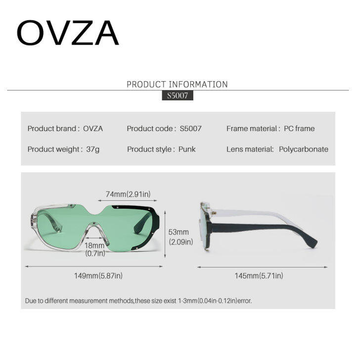 ovza-แฟชั่นพังก์แว่นกันแดดผู้หญิงขนาดใหญ่แว่นตาผู้ชายป้องกันรังสียูวี-s-teampunk-แว่นกันแดด-s5007