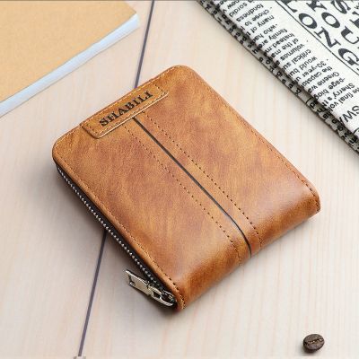 2022 New Wallet Men Casual Short Male Clutch Leather Wallet Small Wallet fashion Card Holder Men Coin Purse billetera hombre